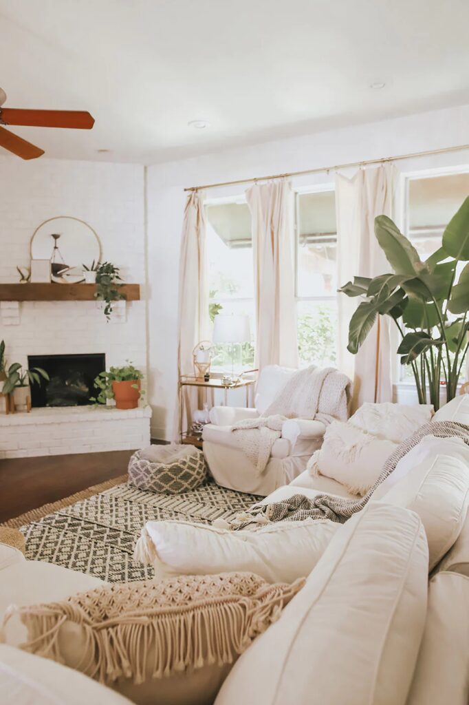 boho living room