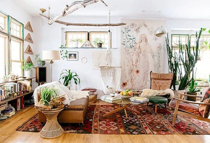 boho living room