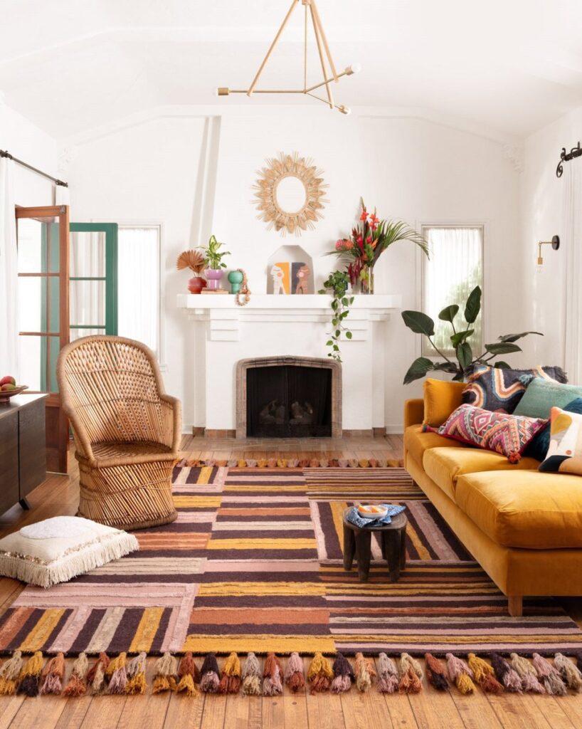 boho living room