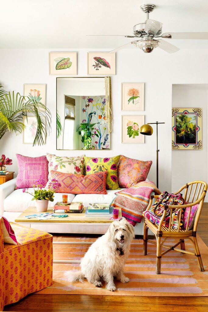 boho living room