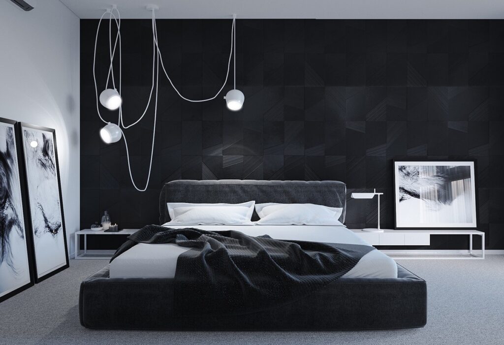 dark bedroom