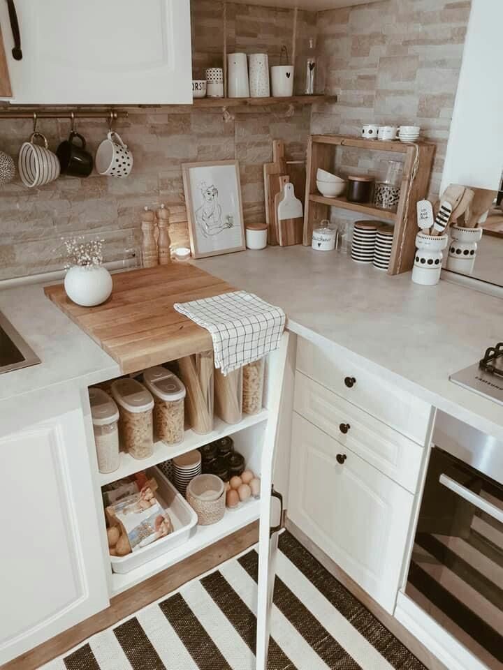 kitchen counter decor