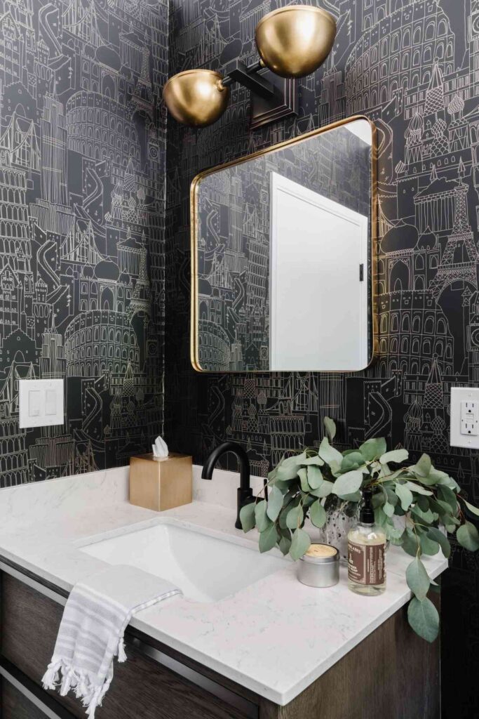 dark moody bathroom, dark bathroom ideas