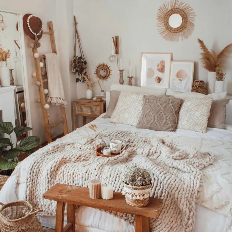 Boho Bedroom Ideas, Boho Bedroom Decor, Cozy Boho Bedroom