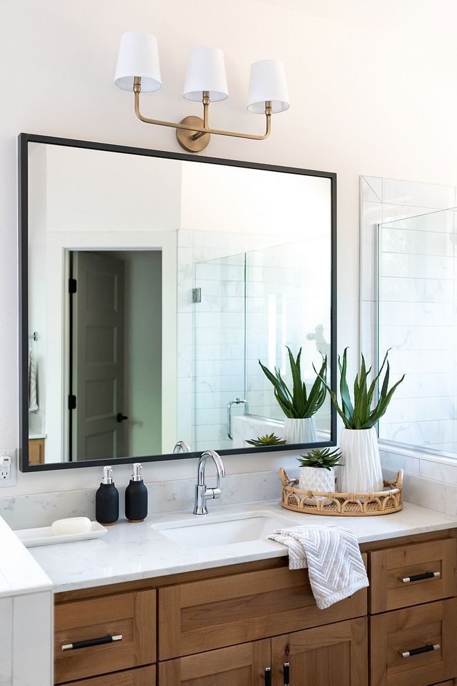 Incorporating Greenery into Bathroom Counter Decor