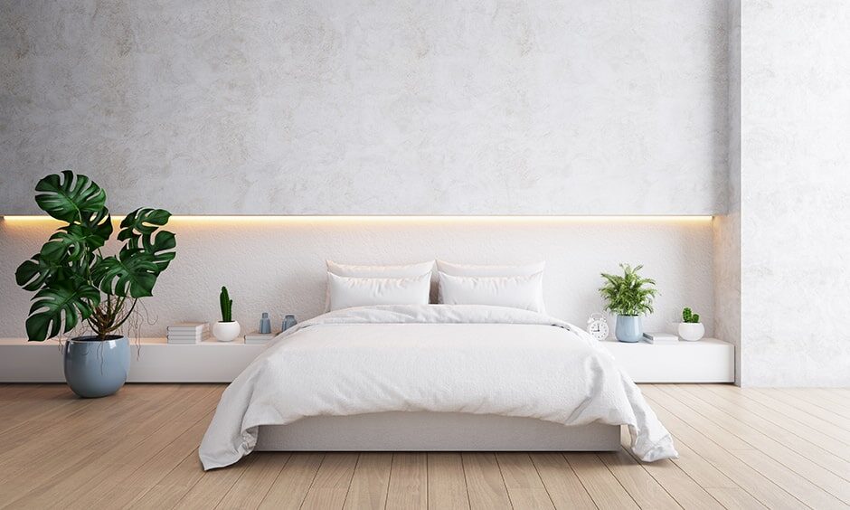 Accentuating with Plants - Bringing Life to Minimalist Bedroom Ideas