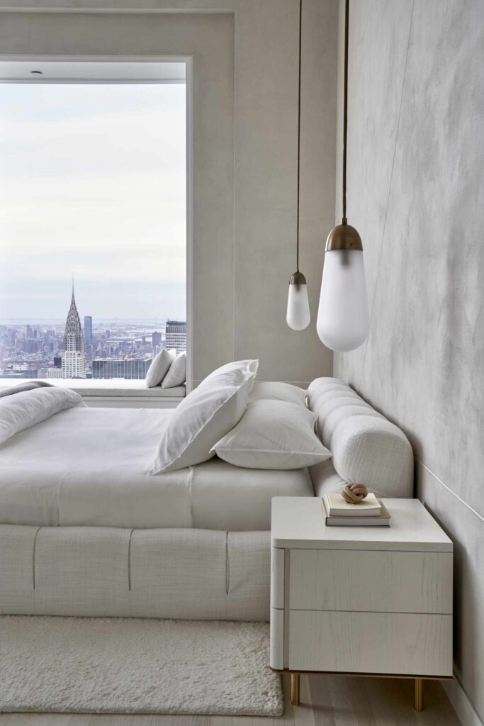 Smart Lighting Choices - Illuminating Minimalist Bedroom Decor 