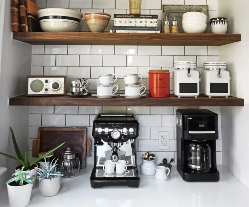 Home coffee bar ideas