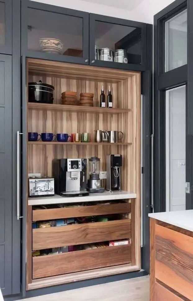 High-Tech Home Coffee Bars: Modern Home Coffee Station Ideas