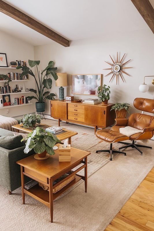 10 Beautiful Ideas for a Mid Century Living Room