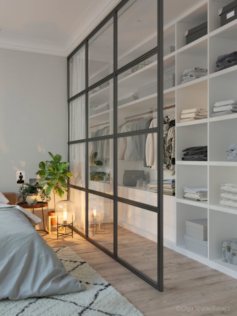 cozy scandinavian bedroom, scandinavian bedroom