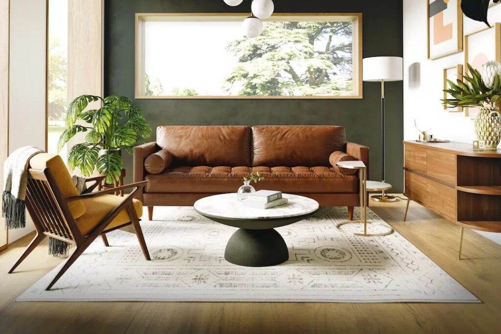 mid century modern living room ideas