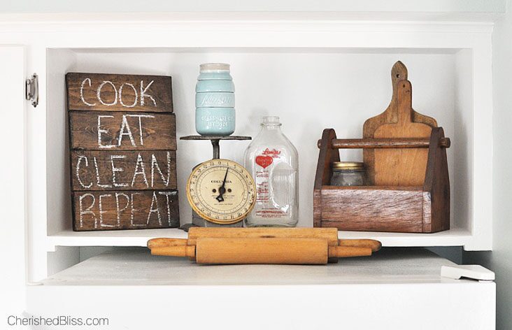 top of the fridge decor ideas