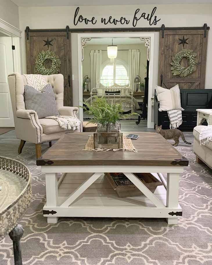 farmhouse living room