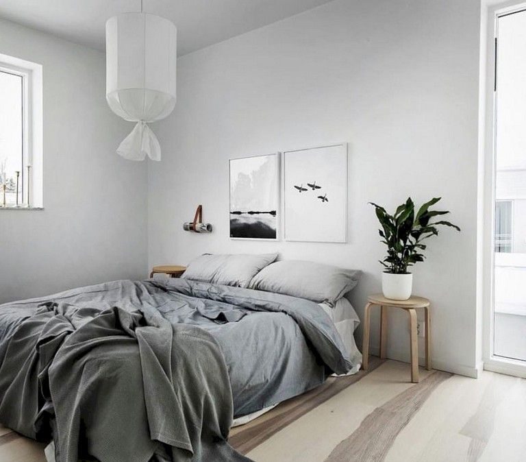 cozy scandinavian bedroom, scandinavian bedroom