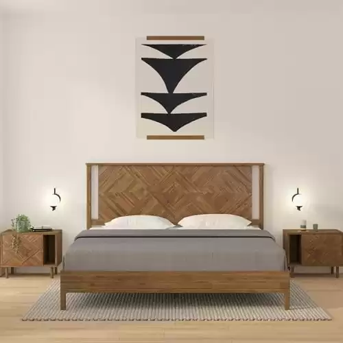 Bme Ethan King Platform Bed Frame