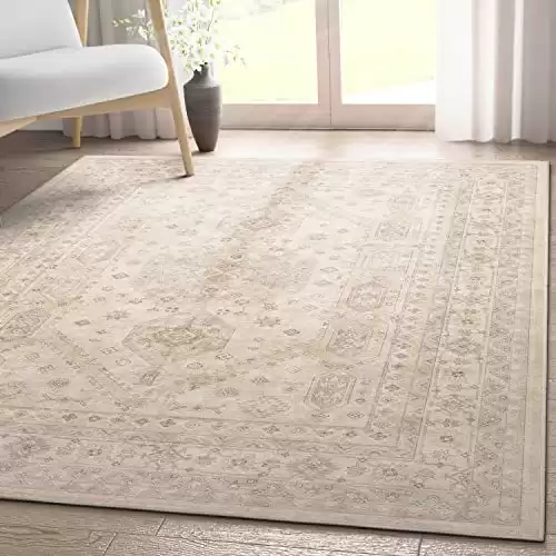 Well Woven Apollo Flatwoven Nicosia Beige 5'3