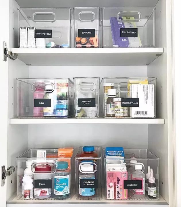 bathroom organization