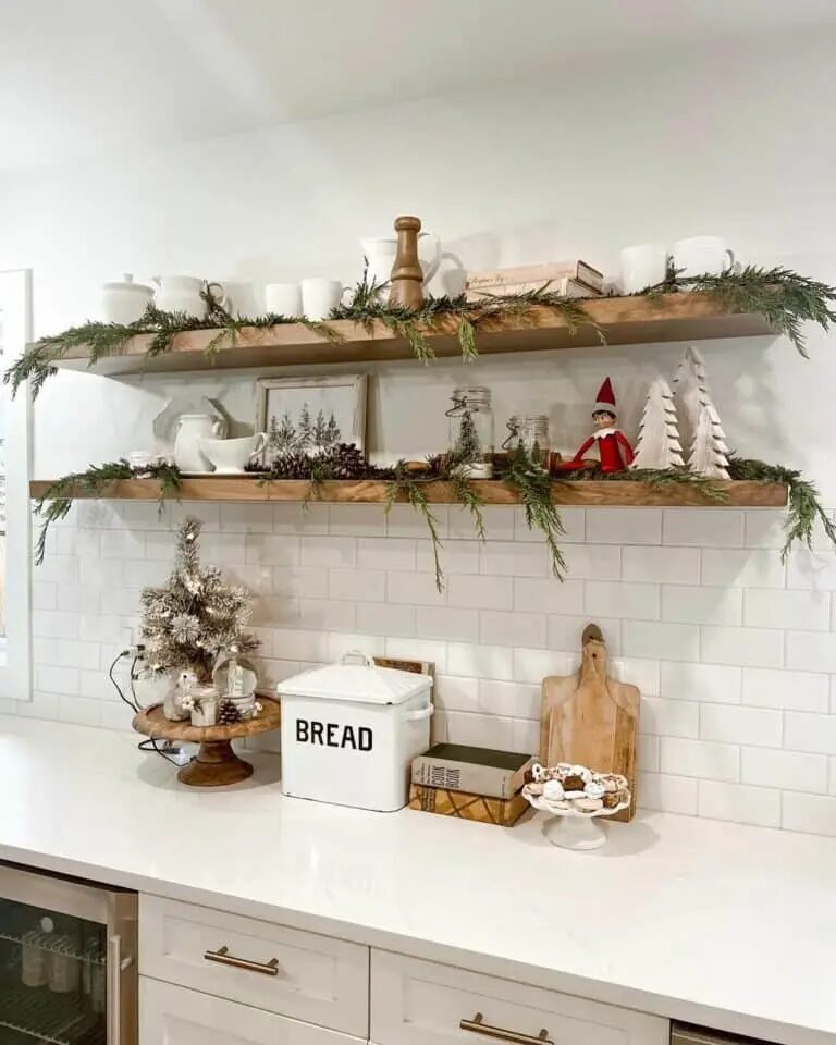 kitchen shelves decor ideas