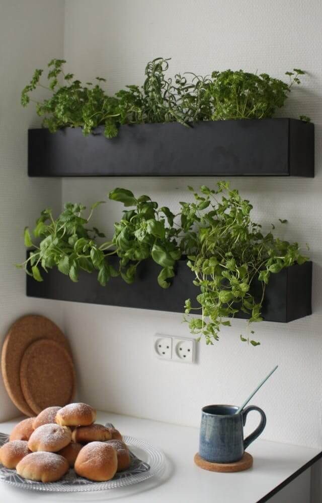 kitchen shelves decor ideas