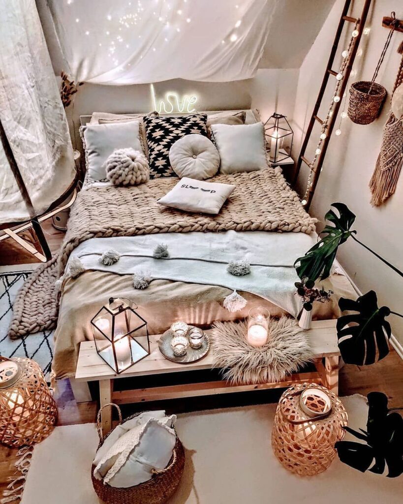 boho chic bedroom