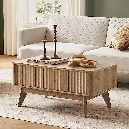 mopio Brooklyn Mid-Century Modern Lift Top Coffee Table