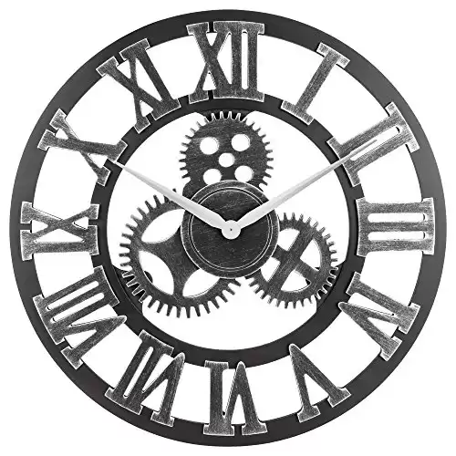 Oldtown Steampunk Industrial Decor Wall Clock